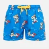 Costume da bagno da bambino in tessuto leggero Jean Lighting con stampa Snoopy | ARACHIDI SNOOPY