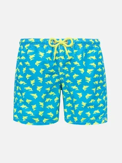 Costume da bagno da bambino con stampa squalo