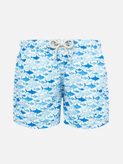 Costume da bagno da bambino con stampa squalo