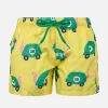 Costume da bagno da bambino in tessuto leggero Jean Lighting con stampa tartaruga
