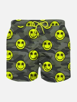 Costume da bagno da bambino con stampa smiley