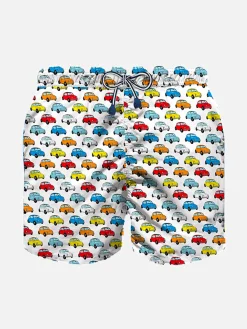 Costume da bagno da bambino con stampa auto Fiat 500 | FIAT© 500 Edizione Speciale
