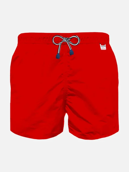 Costume da bagno da bambino rosso | EDIZIONE SPECIALE PANTONE®