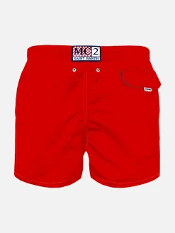 Costume da bagno da bambino in tessuto leggero rosso | Edizione speciale Pantone®