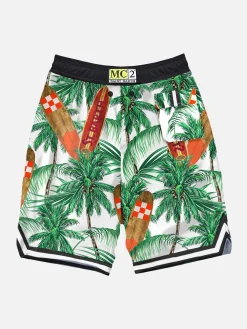 Costume da bagno da bambino stampa tavole da surf