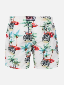 Costume da bagno da bambino Saint Barth stampa surfer