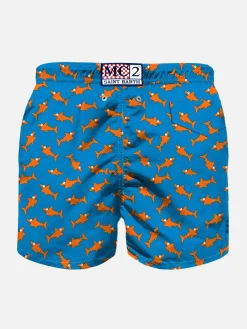 Costume da bagno da bambino con stampa squali
