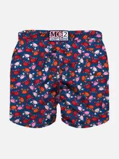 Costume da bagno da bambino con stampa granchio