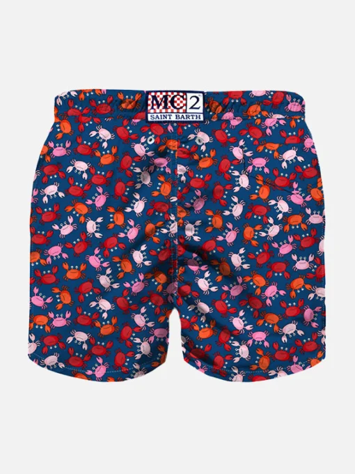 Costume da bagno da bambino con stampa granchio