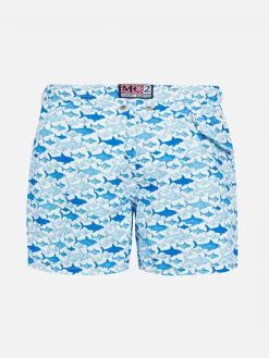 Costume da bagno da bambino con stampa squalo