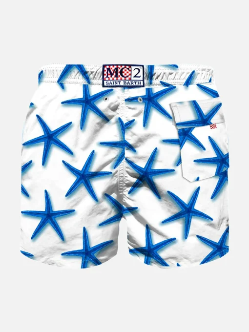 Costume da bagno da bambino stampa stelle marine