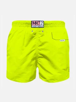Costume da bagno da bambino giallo fluo in tessuto leggero | EDIZIONE SPECIALE PANTONE®
