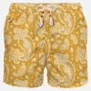 Costume da bagno da uomo in tessuto leggero con stampa paisley