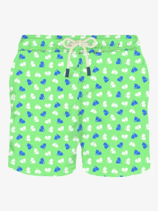 Costume da bagno da uomo pinne micro stampa