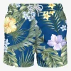 Costume da bagno da uomo in tessuto leggero stampa tropicale