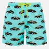 Costume da bagno da uomo in tessuto leggero Illuminazione con stampa automobile Lodola | MARCO LODOLA SPECIAL EDITION