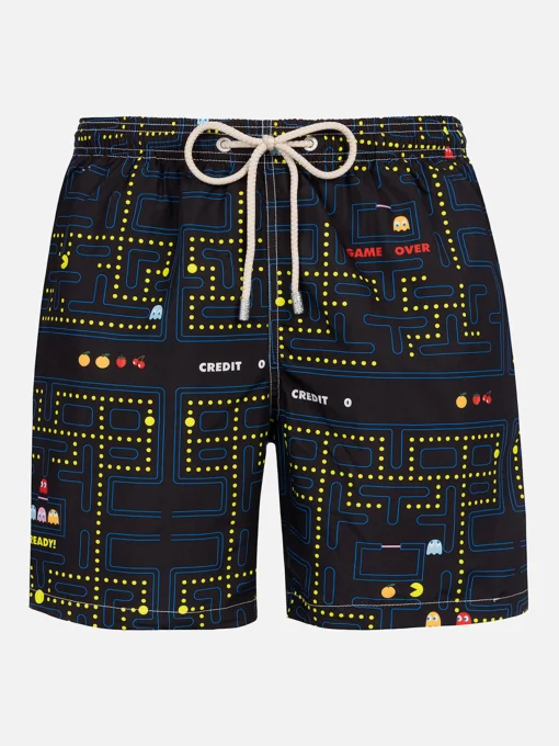 Costume da bagno da uomo in tessuto leggero Lighting con stampa Pac-Man | PAC-MAN SPECIAL EDITION