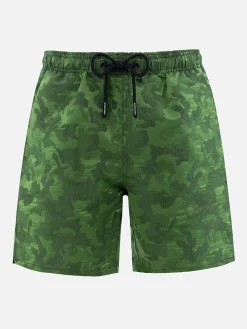 Costume da bagno da uomo in tessuto ripstop Harbour The Riviera con stampa jacquard camo