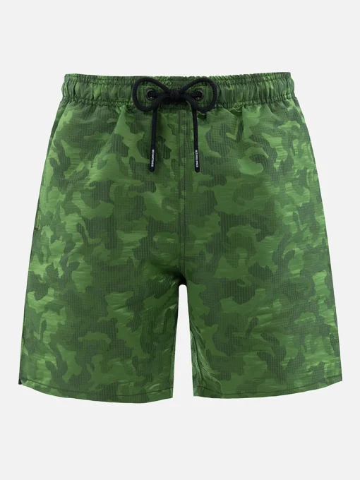 Costume da bagno da uomo in tessuto ripstop Harbour The Riviera con stampa jacquard camo