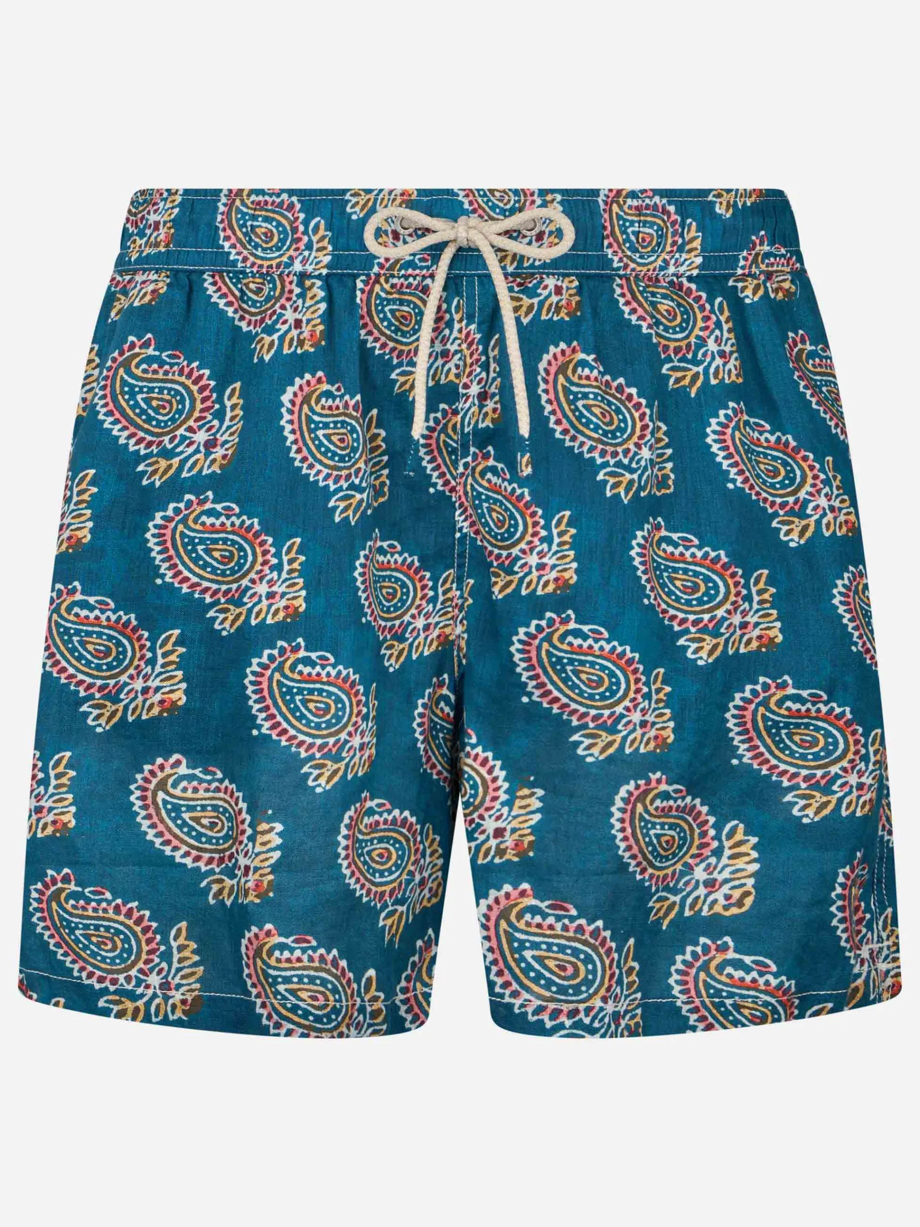 Costume da bagno da uomo media lunghezza Gustavia in lino