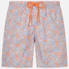 Costume da bagno da uomo in tessuto leggero Lighting con stampa paisley