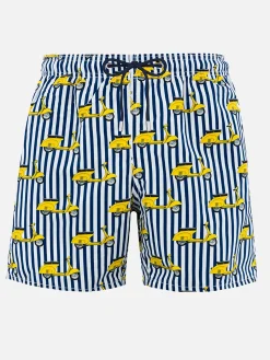 Costume da bagno da uomo Gustavia lunghezza media con stampa Vespa | EDIZIONE SPECIALE VESPA