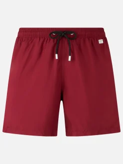 Costume da bagno da uomo in tessuto leggero bordeaux Lighting Pantone | PANTONE SPECIAL EDITION
