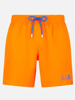 Costume da bagno da uomo comfort arancio fluo