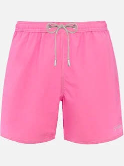 Costume da bagno da uomo di media lunghezza rosa Patmos