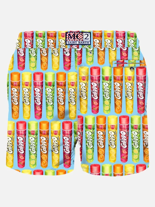 Costume da bagno da uomo con stampa Calippo | Algida® Edizione Speciale