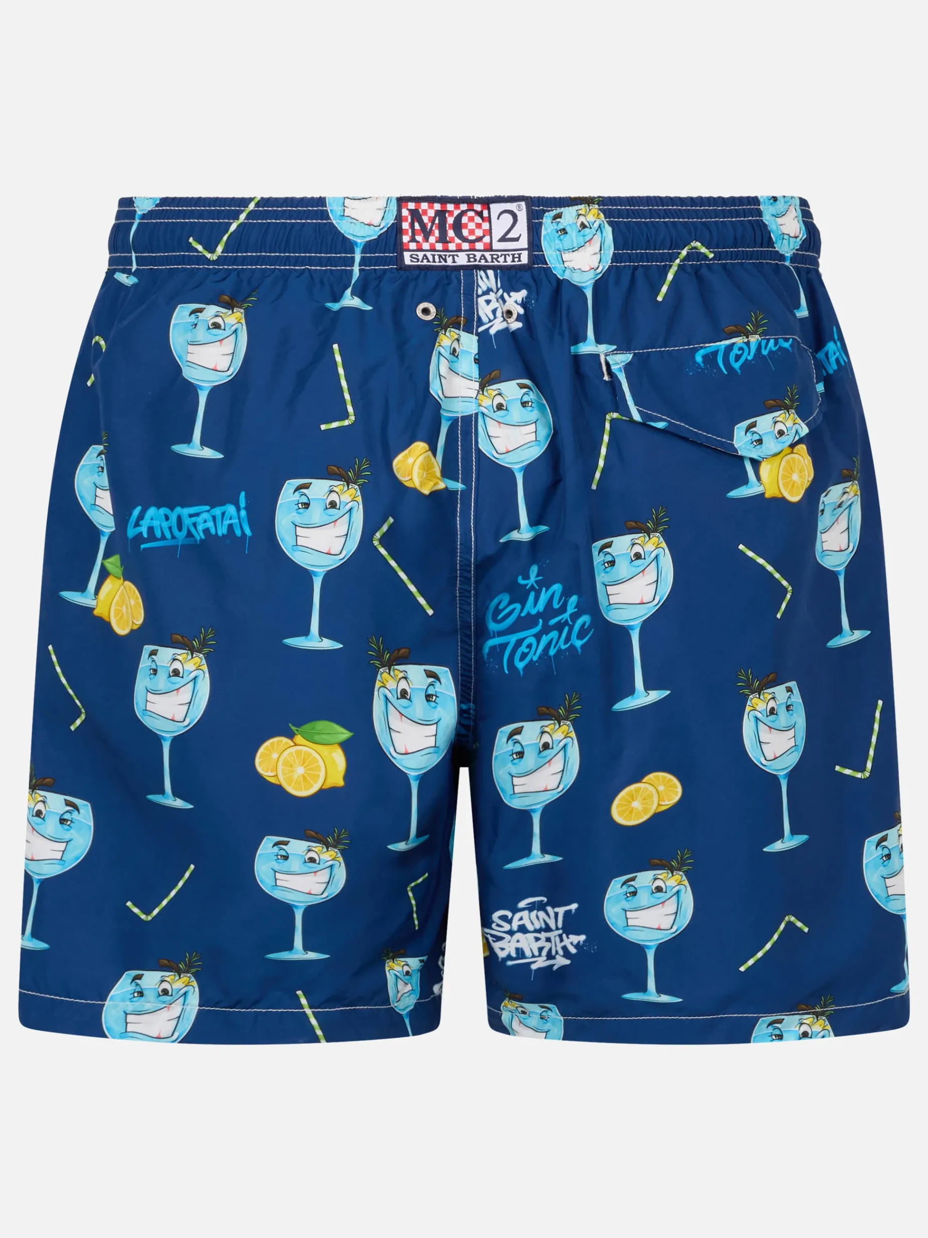 Costume da bagno da uomo in tessuto leggero Lighting con stampa Cryptopuppets | EDIZIONE SPECIALE CRYPTOPUPPETS