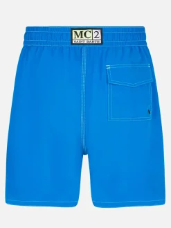 Costume da bagno da uomo surf comfort ed stretch bluette