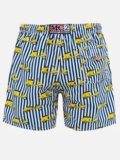Costume da bagno da uomo Gustavia lunghezza media con stampa Vespa | EDIZIONE SPECIALE VESPA