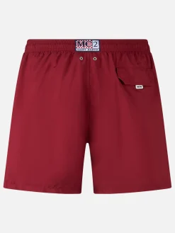 Costume da bagno da uomo in tessuto leggero bordeaux Lighting Pantone | PANTONE SPECIAL EDITION