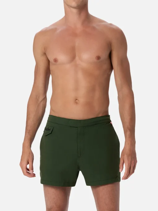 Costume da bagno da uomo Harrys dal taglio aderente verde militare