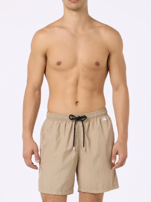 Costume da bagno da uomo in tessuto leggero beige Lighting Pantone | EDIZIONE SPECIALE PANTONE