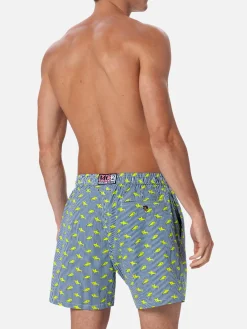 Costume da bagno da uomo Comfort Light con stampa squali