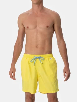 Costume da bagno da uomo in tessuto leggero giallo chiaro Lighting Pantone | EDIZIONE SPECIALE PANTONE