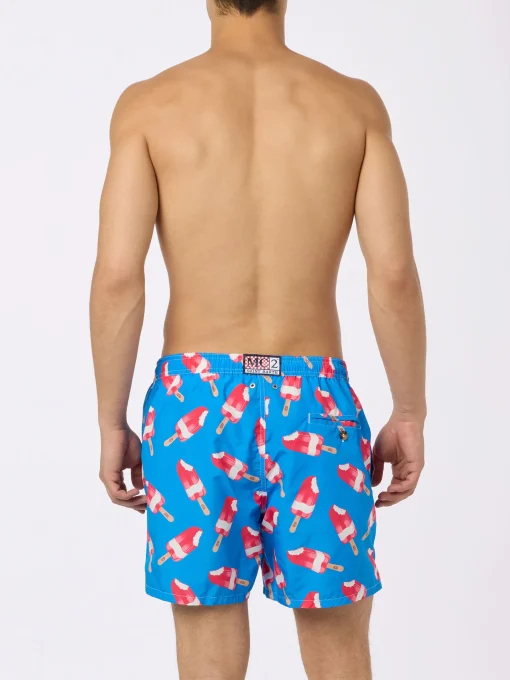 Costume da bagno da uomo con stampa Fior di Fragola | Algida® Edizione Speciale