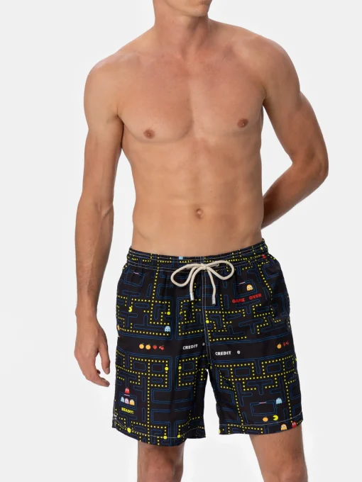 Costume da bagno da uomo in tessuto leggero Lighting con stampa Pac-Man | PAC-MAN SPECIAL EDITION