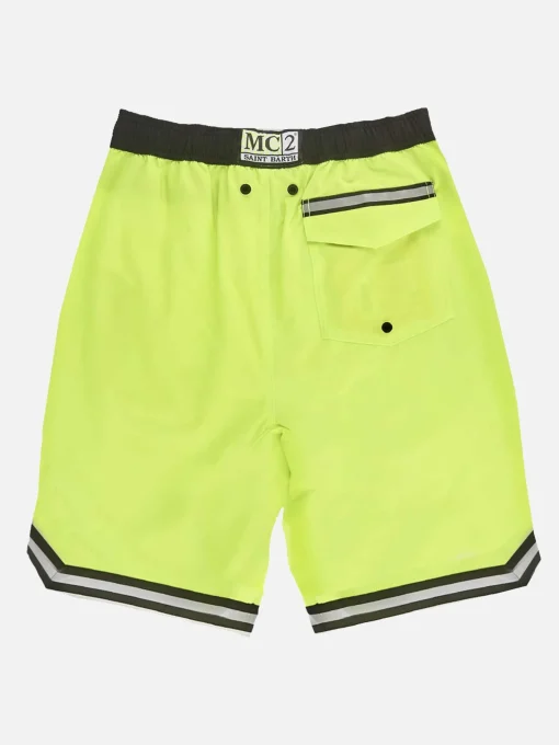 Costume da bagno giallo fluo stile surf