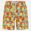 Costume da bagno Jean da bambino di media lunghezza con stampa Bart Simpson | L'EDIZIONE SPECIALE SIMPSON