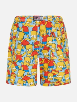 Costume da bagno Jean da bambino di media lunghezza con stampa Bart Simpson | L'EDIZIONE SPECIALE SIMPSON