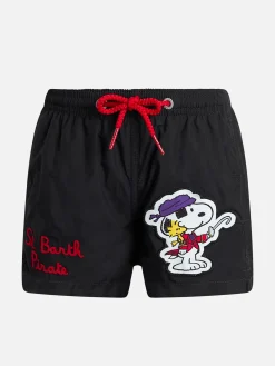 Costume da bagno medio Haiti da bambino con stampa piazzata e ricamo Snoopy | EDIZIONE SPECIALE SNOOPY PEANUTS
