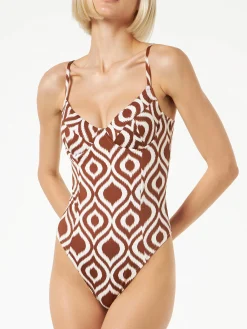 Costume intero da donna con ferretto e fantasia