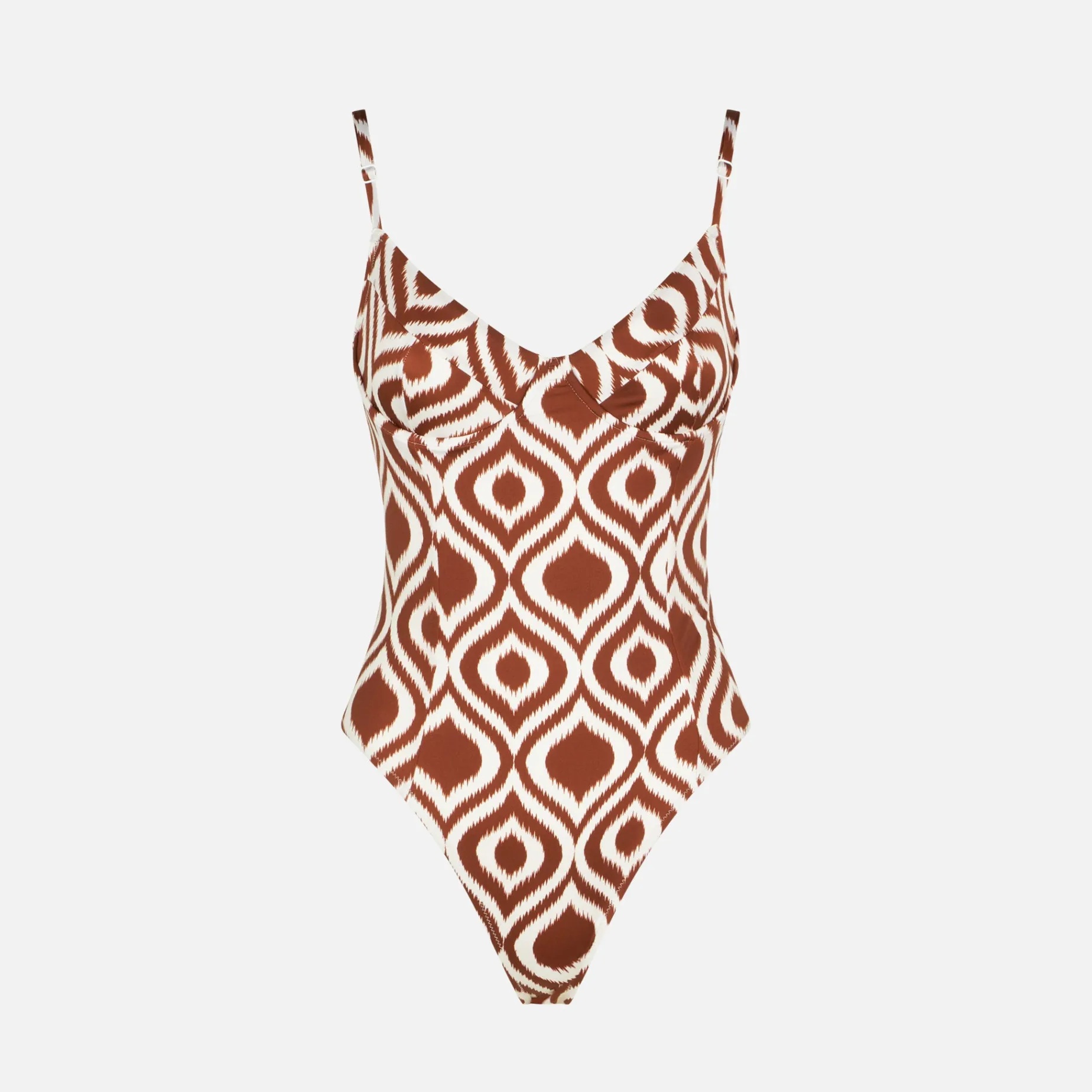 Costume intero da donna con ferretto e fantasia