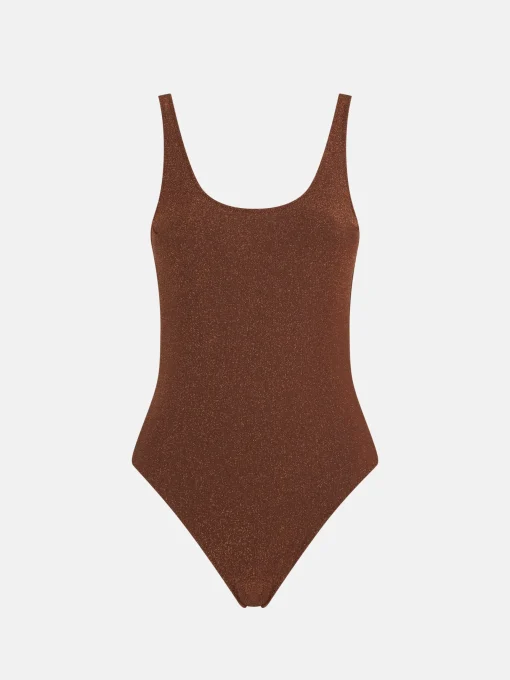 Costume intero da donna in lurex