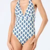 Costume intero da donna Marylin a fiori