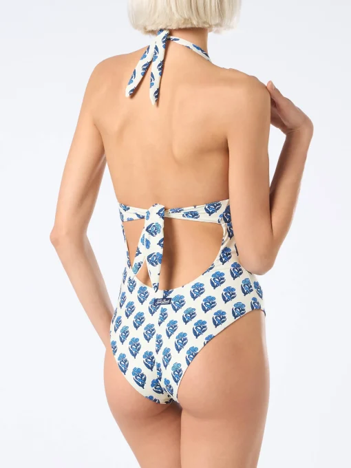 Costume intero da donna Marylin a fiori
