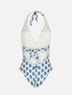 Costume intero da donna Marylin a fiori
